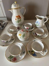 Meissen mokkaservice blümchen gebraucht kaufen  Frankfurt am Main