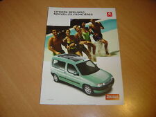 DEPLIANT Citroën Berlingo Nouvelles Frontières de 2001 comprar usado  Enviando para Brazil