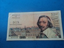 Billet nouveau franc d'occasion  Pia