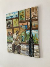 Canvas dipinto olio usato  Trani