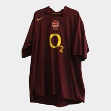 Usado, Camisa de futebol Arsenal Home 2005 - 2006 Highbury Nike vermelha adultos GG comprar usado  Enviando para Brazil