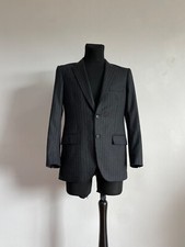Blazer listrado de lã Gieves & Hawkes Savile Row dois botões AW18 tamanho 38R comprar usado  Enviando para Brazil