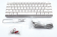 Teclado Royal Kludge modo único interruptor vermelho modelo RK61 com luz RGB - Branco comprar usado  Enviando para Brazil