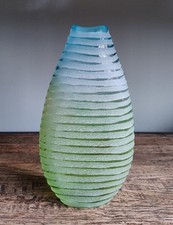 Etched graduated blue for sale  WESTON-SUPER-MARE
