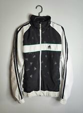 Adidas Vintage Kurtka Sweter Sweat Zip Longsleeve Retro Czarny Biały M na sprzedaż  PL