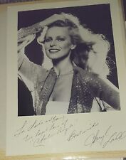 Cheryl ladd autograph for sale  LIVERPOOL