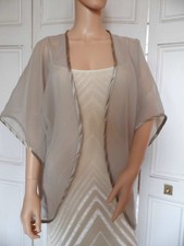 Beige taupe chiffon for sale  THAMES DITTON