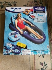 Espreguiçadeira de piscina reclinável Aqua 2 em 1 com acessório removível ajustável caddy  comprar usado  Enviando para Brazil