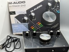 Interface de gravação de áudio M-Audio M-TRACK 2x2 C-Series 24/192kHz comprar usado  Enviando para Brazil