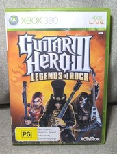 Guitar Hero III Legends of Rock Jogo Xbox 360 + Manual PAL Testado Funcionando comprar usado  Enviando para Brazil