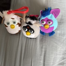 Antigo Mcdonalds Brinquedos FURBY Clipes de Pelúcia Chaveiros 3 Peças Figuras Sem Dupes Colecionáveis comprar usado  Enviando para Brazil