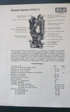 Wild heerbrugg theodolite d'occasion Wild heerbrugg theodolite d'occasion  La Motte-Servolex