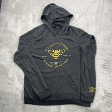 Moletom com capuz Jack Daniels feminino XL cinza mel uísque terry pano leve casual comprar usado  Enviando para Brazil