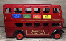 Vintage Twinings Transporte Ônibus de Dois Decks Madeira Decoração de Chá Exibição 15" X 8.5" comprar usado  Enviando para Brazil
