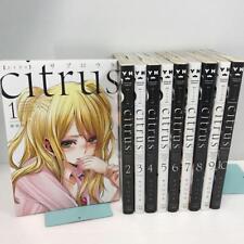 Citrus Vol. 1-10 Conjunto Completo saburouta Comic Yuri Mangá Japonês comprar usado  Enviando para Brazil