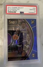 De'Aaron Fox 2017 Panini Select #49 Blue Prizm Rookie /299 Kings PSA 10 KINGS comprar usado  Enviando para Brazil
