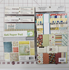 Papel Scrapbook 6"X6" My Mind's Eye, BoBunny, Simple Stories, Lost& Found ++ D2 comprar usado  Enviando para Brazil
