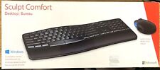 Mouse teclado Microsoft Sculpt Comfort francês ergonômico sem fio desktop comprar usado  Enviando para Brazil