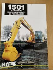 Hymac excavator brochure for sale  MUCH WENLOCK