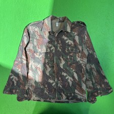 Jaqueta camuflada militar portuguesa vintage listra de tigre masculina média exército anos 90 comprar usado  Enviando para Brazil