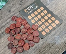 Red jasper rune for sale  CASTLEFORD