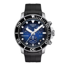 Relógio de quartzo cronógrafo Tissot Seastar 1000 45,5 mm - T120.417.17.041.00, usado comprar usado  Enviando para Brazil