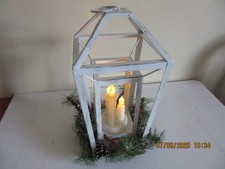 Metal distressed white for sale  Minerva