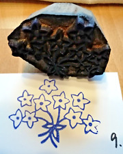 Blaudruck holzstempel textilst gebraucht kaufen  Münster