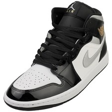 Używany, Nike Air Jordan 1 Mid SE Uomo Nero Bianco na sprzedaż  Wysyłka do Poland