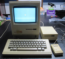 Mouse teclado original Apple Macintosh computador M0001 unidade externa, liga comprar usado  Enviando para Brazil