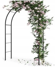 Pergola ogrodowa metalowa 145x235 cm łuk na rośliny pnące drabinka, używany na sprzedaż  PL