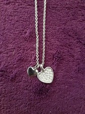 Fossil double heart for sale  LEICESTER