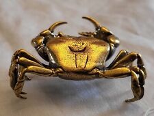 Antique brass crab for sale  SALFORD