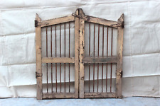 Grelha de ferro vintage portão de madeira para cachorro antigo Fatak portão pequeno decoração de parede para casa comprar usado  Enviando para Brazil