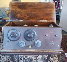 RADIO DE MESA ERLA de 1920 mejorada por Larco muchas piezas excelentes o restaurar  segunda mano  Embacar hacia Mexico