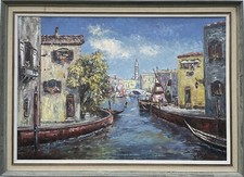 Großes ölbild venedig gebraucht kaufen  Graal-Müritz, Seeheilbad