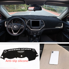 Usado, DASH COVER MAT PAINEL PAD PARA Jeep Cherokee 2014-2022 Preto Acessórios comprar usado  Enviando para Brazil