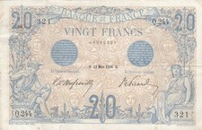 Francs bleu 1906 d'occasion  France