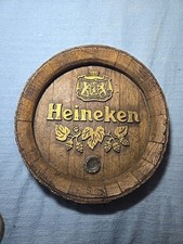 Arte de parede vintage de barril de cerveja Heineken | Anúncio de cerveja retrô comprar usado  Enviando para Brazil