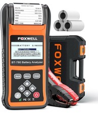 Testador de bateria de carro FOXWELL BT780, 12V 24V testador de carga de bateria com impressora 10... comprar usado  Enviando para Brazil