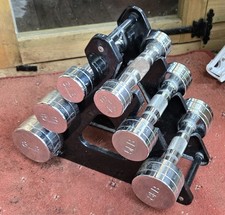 Dumbell set rack for sale  MANCHESTER
