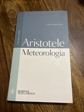 Aristotele metereologia bompia usato  Ariccia