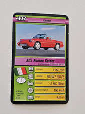 Alfa Romeo Spider - Einzelkarte- Ravensburger -  Quartett (1), usado comprar usado  Enviando para Brazil