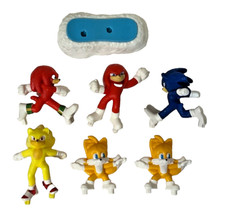 Usado, Sonic the Hedgehog 6 bonecos com acessórios de suporte juntas caudas Sonic Super comprar usado  Enviando para Brazil