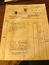 1975 slaters invoices for sale  BLAYDON-ON-TYNE