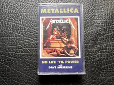 METALLICA no life til power with DAVE MUSTAINE 1983 DEMO cassette THRASH METAL comprar usado  Enviando para Brazil