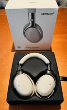 Fones de ouvido supra-auriculares Mont Blanc MB 01 Bluetooth ANC - CINZA - Usado duas vezes - Caixa e bolsa comprar usado  Enviando para Brazil