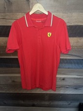 Camisa polo masculina vermelha oficialmente licenciada Scuderia Ferrari tamanho M comprar usado  Enviando para Brazil