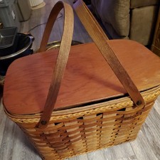 Grande cesta de mercado 2 alças giratórias 19X 13X 12 prateleira de madeira resistente bonita, usado comprar usado Grande cesta de mercado 2 alças giratórias 19X 13X 12 prateleira de madeira resistente bonita, usado comprar usado  Enviando para Brazil