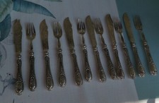 Fischbesteck 800 silber gebraucht kaufen  Windeck